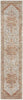 Nourison Sahar Rug SHR06 Ivory Rust Runner damask-design rug with a distressed finish