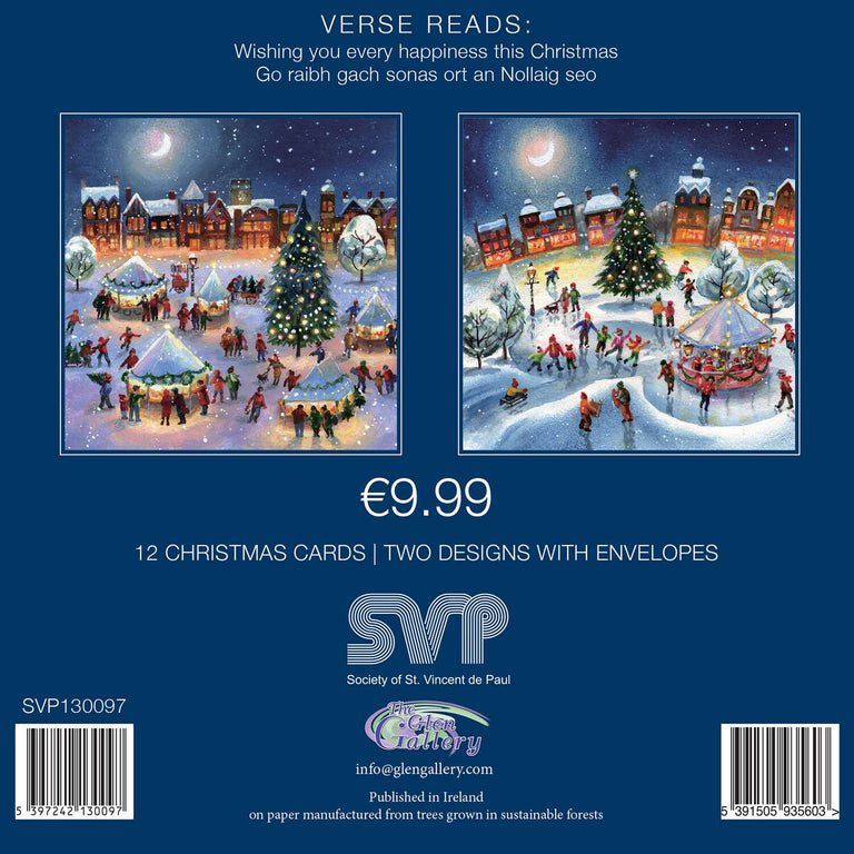 Saint Vincent De Paul Christmas Cards Box - Christmas Village