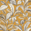 Salsa Leaves Mustard Wallpaper close view picture of the wallpaper design