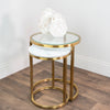 Salzburg marble and glass side tables shown from another angle (3)