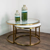 Salzburg marble and glass nesting coffee tables shown from another angle (3)