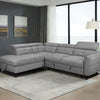Samantha Fabric Corner Sofabed LHF Grey life style picture