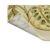 Sanderson Calathea Outdoor Floral Rug Samphire with polypropylene backing