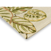 Sanderson Calathea Outdoor Floral Rug Samphire hand-tufted rug with a loop pile