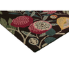 Sanderson Jackfruit Floral Rug Cherry Alabaster hand-tufted wool rug with a cut & loop pile