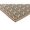 Sanderson Matmi Bohemian Rug Avocado flatweave Jacquard rug in olive green