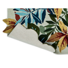 Sanderson Robins Wood Floral Rug Russel Brown with a cotton and latex backing