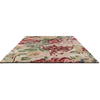 Sanderson Rose & Peony Floral Rug Red perfect fit for any living area
