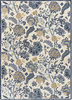 Sanderson Shalimar Floral Rug China Blue picture of the rug floral design