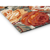 Sanderson Stapleton Park Floral Rug Navy/Burnt Orange picture of the rug corner