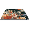 Sanderson Stapleton Park Floral Rug Navy/Burnt Orange perfect fit to any living area