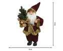 Elevate your holiday decor with the Figurine of Santa With Tree. Add a touch of festive charm and the spirit of giving to your space with this heartwarming holiday decoration. 