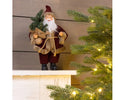 Elevate your holiday decor with the Figurine of Santa With Tree. Add a touch of festive charm and whimsy to your space with this delightful and heartwarming holiday decoration. 