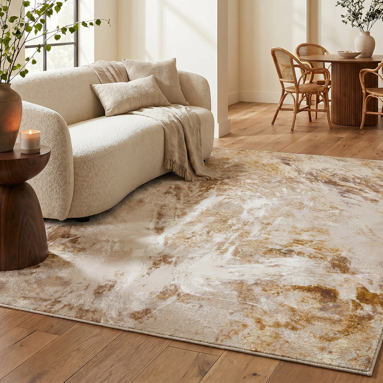 Concept Looms Santa Monica Rug SMC101 Beige Gold