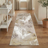 Concept Looms Santa Monica Rug SMC101 Beige Gold Runner lifestyle picture in the hallway