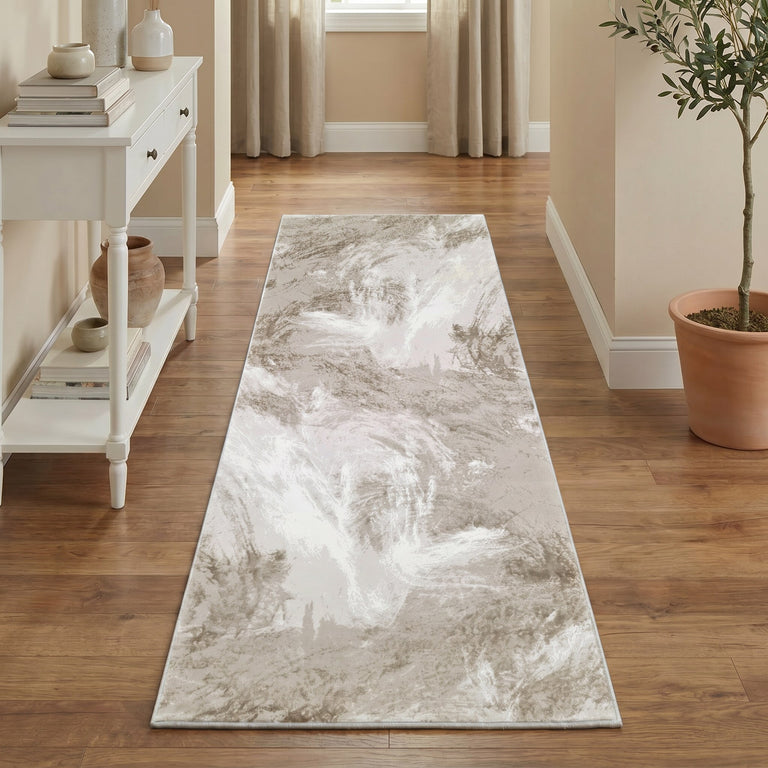 Concept Looms Santa Monica Rug SMC101 Beige Runner