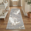 Concept Looms Santa Monica Rug SMC101 Grey Beige Runner lifestyle picture in the hallway