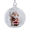 Santa and Reindeer Hanging Bauble