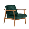 A Comfortable Armchair in Refreshing Green, Perfect for Any Space.