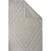 Scatterbox Ambrose Rug Grey picture of the folded corner and backing