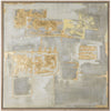 Scatterbox Art Amoret Sage Gold an abstract wall art in a sage and gold color shades