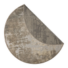 Scatterbox Artisa Round Rug Natural picture of the folded corner and backing