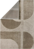 Scatterbox Aubrey Rug Green picture of the folded corner and backing