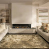 Scatterbox Azial Rug Natural picture of the rug in a room setting