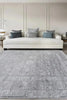 Scatterbox Camilla Damask Rug Grey picture of the rug in a room setting