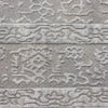 Scatterbox Camilla Damask Rug Grey close view picture of the woven surface