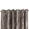 Scatterbox Curtains Aven Charcoal/Champagne close view picture of the hanging style