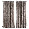 Scatterbox Curtains Aven Charcoal/Champagne picture on the white background