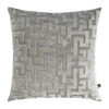 Scatterbox Cushion Maze Silver front face