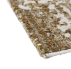 Scatterbox Elson Rug Green / Gold close view picture of the woven surface