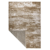 Scatterbox Elson Rug Green / Gold picture of the folded corner and backing