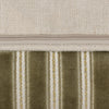 Scatterbox Grace Cushion Sage Green close view picture of the zipper