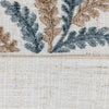 Scatterbox Josette Cushion 45x45cm Blue/Natural close view picture of the zipper