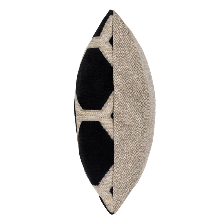 Scatterbox Orva Cushion Black -  Luxury Geometric Scatter Cushion
