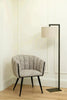 Scatterbox Revel Floor Lamp Bronze, dark bronze metal with a fabric shade