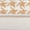 Scatterbox Rue Cushion Peach Sorbet close view picture of the zipper