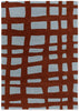 Scion Arlo Geometric Rug Brick geoetric wool rug
