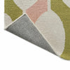 Scion Billow Geometric Rug Lichen with a cotton and latex backing