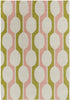 Scion Billow Geometric Rug Lichen geometric wool rug