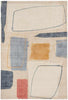Scion Composition Abstract Rug Amber abstract wool rug