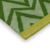 Scion Dhurrie Outdoor Rug Green hand-tufted rug with a loop pile