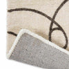 Scion Epsilon Abstract Rug Charcoal with a cotton and latex backing
