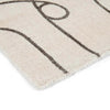 Scion Epsilon Abstract Rug Charcoal hand-tufted rug with a loop pile