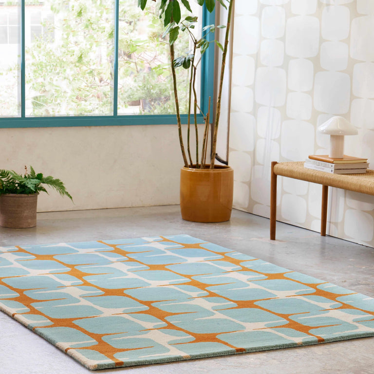 Scion Going Lohko Geometric Rug Sky