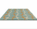 Scion Going Lohko Geometric Rug Sky area rug perfect for living rooms and bedrooms