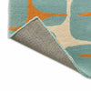 Scion Going Lohko Geometric Rug Sky with a cotton and latex backing